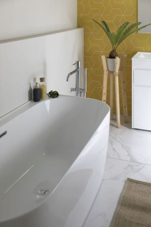 Ванна акриловая Allen Brau Priority 2.31003.20 170х80 пристенная овальная