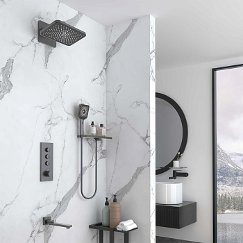 Душевая система Vincea VSFW-433TI4RGM встраиваемая в стену с термостатом