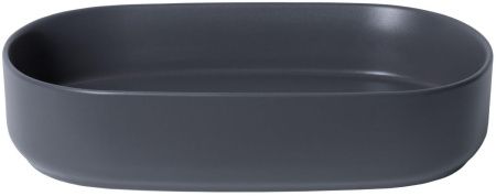 Раковина керамическая Allen Brau Fantasy 4.11022.AN 60х40 накладная цвет черный без отверстий под смеситель