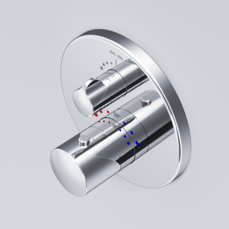 Смеситель для душа Am.Pm Like F8075600 встраиваемый в стену хром с термостатом