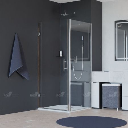 Душевой уголок RGW Hotel (Отель) 350604560-011 100х60 стекло прозрачное профиль хром без поддона