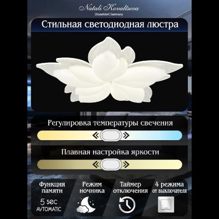 Люстра потолочная Natali Kovaltseva Effect (Еффецт) LED LAMPS 81118