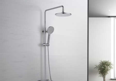 Душевая стойка Aquatek БЕТТА AQ2140CR настенная цвет хром