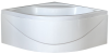 Душевой уголок Royal Bath BK RB100BK-C-CH 100х100 стекло рифленое профиль хром с поддоном