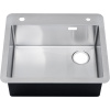 Кухонная мойка Melana ProfLine MLN-R6254HK 62х54 цвет сатин поверхность матовая