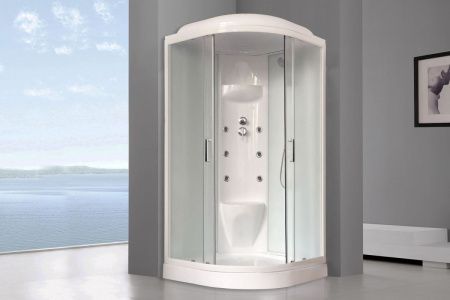 Душевая кабина Royal Bath НК RB90HK7-WC 90х90 четверть круга с крышей ориентация универсальная