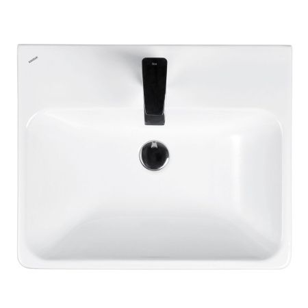 Раковина из сантехнического фарфора Santek Адриана WH501620 60х50 накладная цвет белый