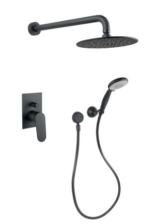 Душевая система Fiore 81NN7557 встраиваемая в стену цвет черный