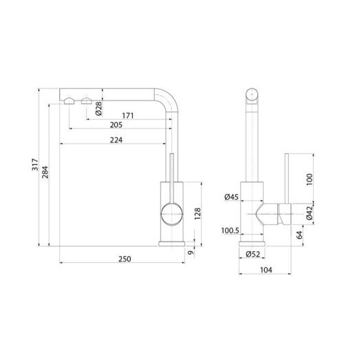 Смеситель для кухни Iddis Rule RULSBLFi05 на мойку хром - фото 3