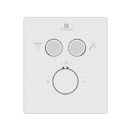 Душевая система Vincea Inspire VSFW-3I21MT2RCH встраиваемая в стену с термостатом