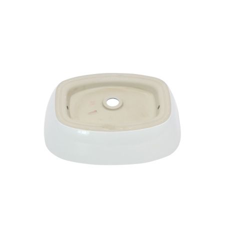 Раковина из сантехнического фарфора Melana 320352-805 50х40 накладная цвет белый без отверстий под смеситель
