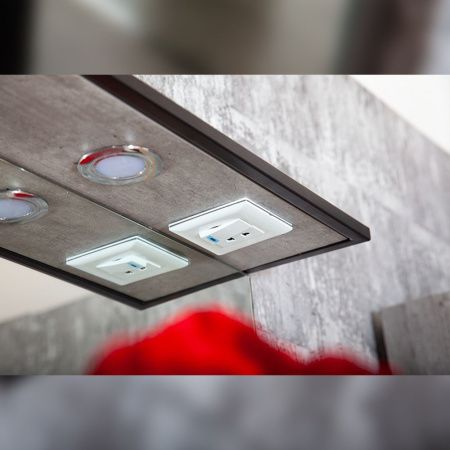 Зеркало с подсветкой Бриклаер Лофт 4627125413322 50х70 подвесное