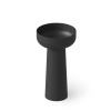 Раковина керамическая Dea Design Pedestal Basin DD2027 480 16 50х50 напольная цвет черный без отверстий под смеситель