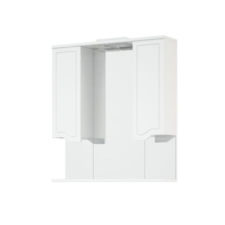 Зеркало-шкаф Corozo Мирра SD-00001516 80х80 подвесной цвет белый