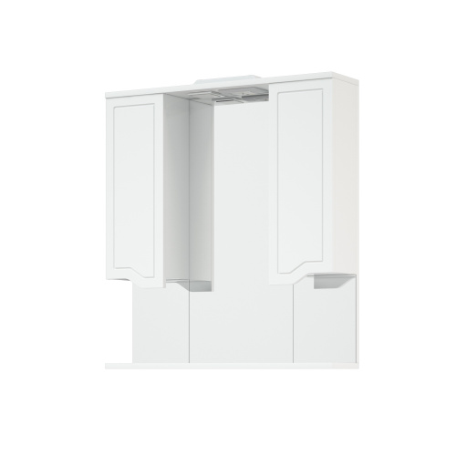 Зеркало-шкаф Corozo Мирра SD-00001516 75х17х82 подвесной цвет белый - фото 4 Зеркало-шкаф Corozo Мирра SD-00001516 75х17х82 подвесной цвет белый - фото 4