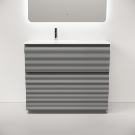 Тумба под раковину Sancos FOLK Floor FL100FLES 100х40 напольная цвет серый