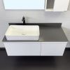 Тумба с раковиной Comforty Милан 00-00014697CF 120х50 подвесная цвет белый