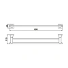 Полотенцедержатель Rose RG15H RG1527H