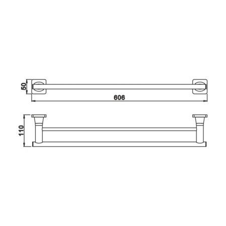 Полотенцедержатель Rose RG15H RG1527H