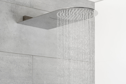 Душевая консольная головка AQG 19FLO0220R2F цвет хром - фото 4