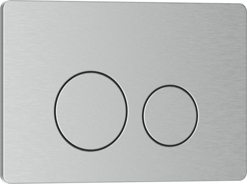 Клавиша смыва механическая Iberica Blanca INOX-O IB.B081.003.002 цвет серый - фото 2