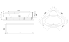 Ванна акриловая Royal Bath FANKE RB581200 140х140 угловая четверть круга без каркаса