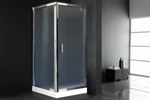 Душевой уголок Royal Bath HV RB8090HV-C-CH 90х80 стекло рифленое профиль хром глянцевый без поддона - фото 2