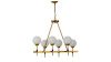 Люстра подвесная Lumina Deco Aldono (Алдоно) LDP 7004-6 MD+BK