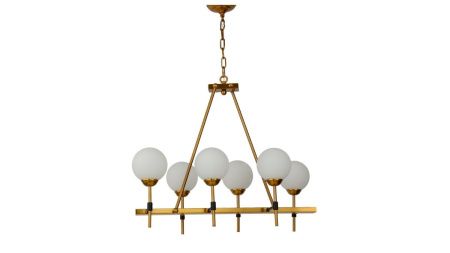 Люстра подвесная Lumina Deco Aldono (Алдоно) LDP 7004-6 MD+BK