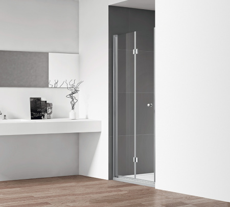 Душевая дверь Cezares ECO ECO-O-BS-12-80-C-Cr 80х195 стекло прозрачное профиль хром глянцевый