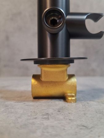 Гигиенический душ со смесителем AltroBagno Modern AltroBagnoModern060118GM оружейная сталь