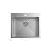 Кухонная мойка Iddis Haze HAZ59S0i77 60х50 цвет серый поверхность матовая