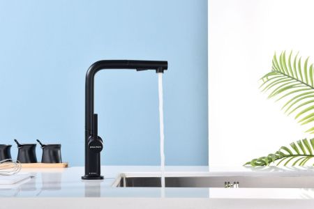 Смеситель для кухни Paulmark NEO Ne214419-AN на мойку черный