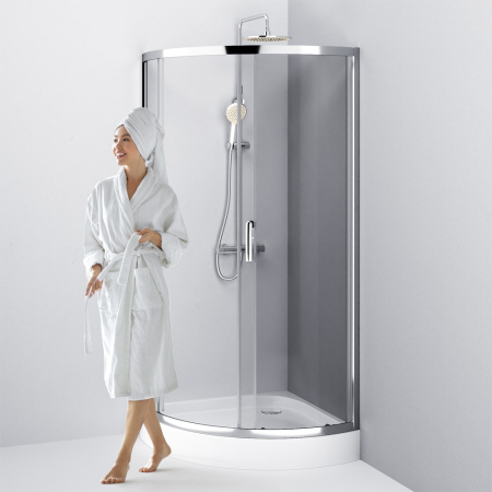 Душевой уголок Am.Pm Like W83G-315-090CT 90х90 стекло прозрачное профиль хром глянцевый без поддона