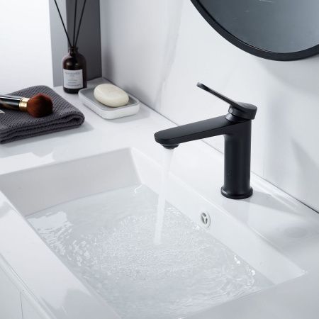 Смеситель Shevanik S43H S4301H на раковину черный