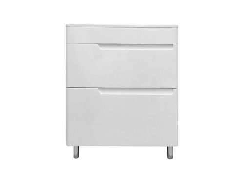 Тумба с раковиной Эстет Kare Luxe ФР-00007071 70х50 напольная цвет белый
