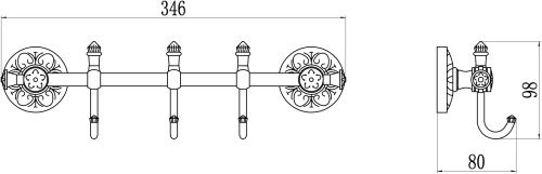 Крючок Savol S-006673C - фото 2