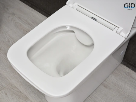 Унитаз напольный с бачком Gid Concavo Tn2125 (62245Y) белый с сиденьем микролифт безободковый