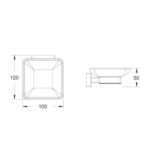 Мыльница Shevanik SG56G SG5603G - фото 3