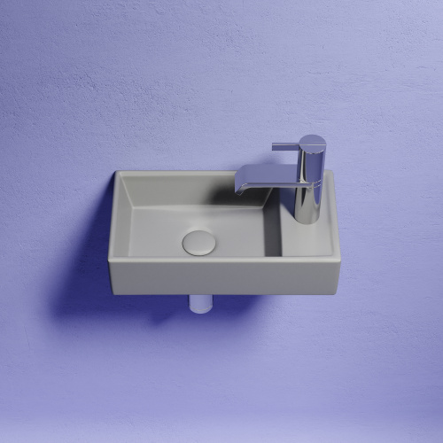 Раковина Ceramica Nova ELEMENT 42 см CN6051LMH подвесная цвет антрацит матовый - фото 4