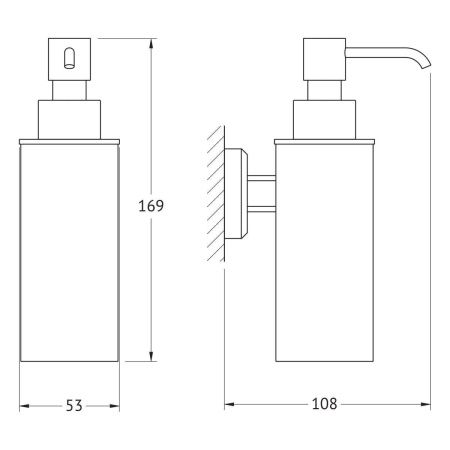 Дозатор Artwelle HAGEL 9932