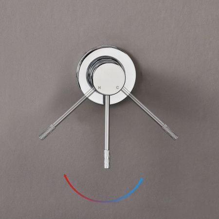 Смеситель для раковины Vincea Desire VBFW-1D1CH встраиваемый в стену хром