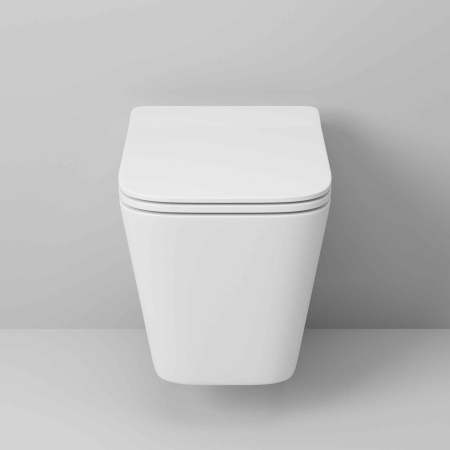 Унитаз подвесной Grossman Falcon GR-4441S белый глянцевый с сиденьем микролифт безободковый каскадный смыв