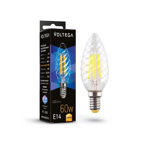 Лампочка светодиодная Voltega Candle corn 6W 7211 - фото 2