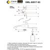 Люстра потолочная Omnilux Fronteira (Фронтеира) OML-50517-03