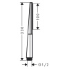 Душевая лейка Hansgrohe Rainfinity 26867000 цвет хром