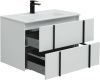 Тумба под раковину Allen Brau Reality 1.32005.WM 80х50 подвесная цвет белый