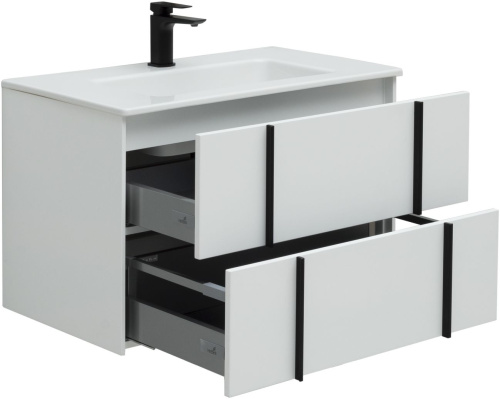 Тумба под раковину Allen Brau Reality 1.32005.WM 80х46х50 подвесная цвет белый - фото 5