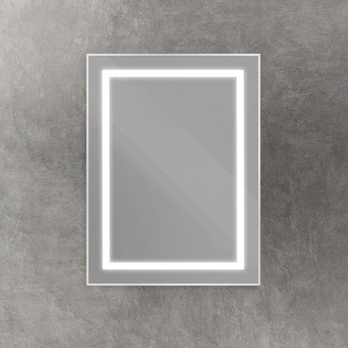 Зеркало с подсветкой BelBagno Kraft SPC-KRAFT-500-800-SENS-AL 50х80 подвесное - фото 3