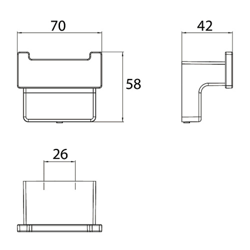 Крючок Emco Cue 3275 001 00 - фото 2